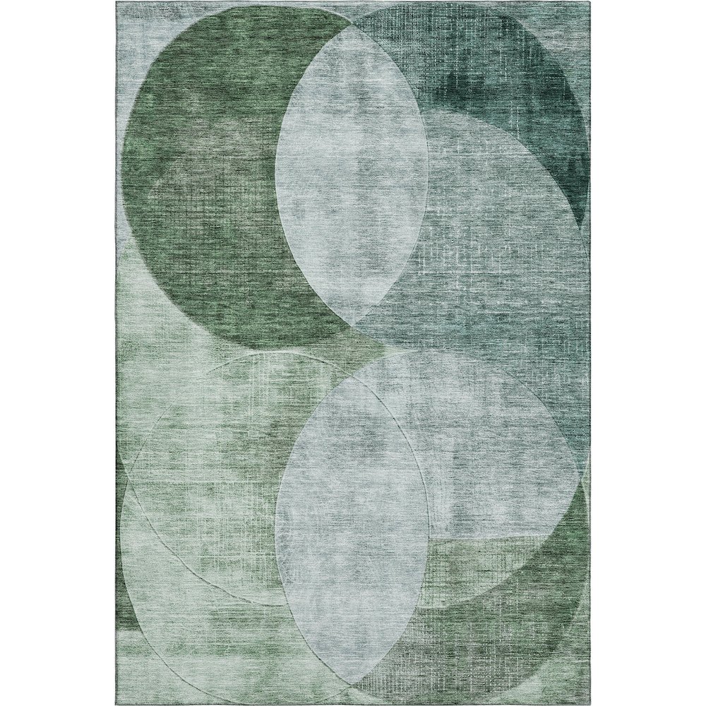 Premium Machine Washable Mayfield AMF1140 Seafoam 8' x 10' Rug. Picture 1