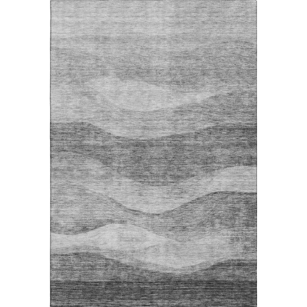 Premium Machine Washable Mayfield AMF1141 Gray 8' x 10' Rug. Picture 1