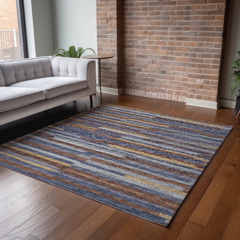 Premium Machine Washable Mayfield  Landscape 8' x 10' Rug. Picture 6