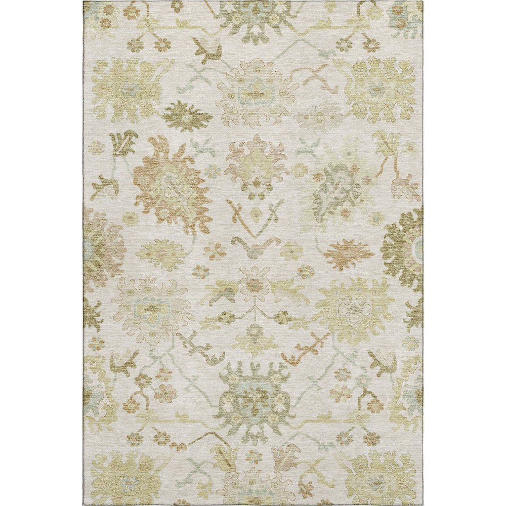 Premium Machine Washable Mayfield AMF1150 Ivory 8' x 10' Rug. Picture 1