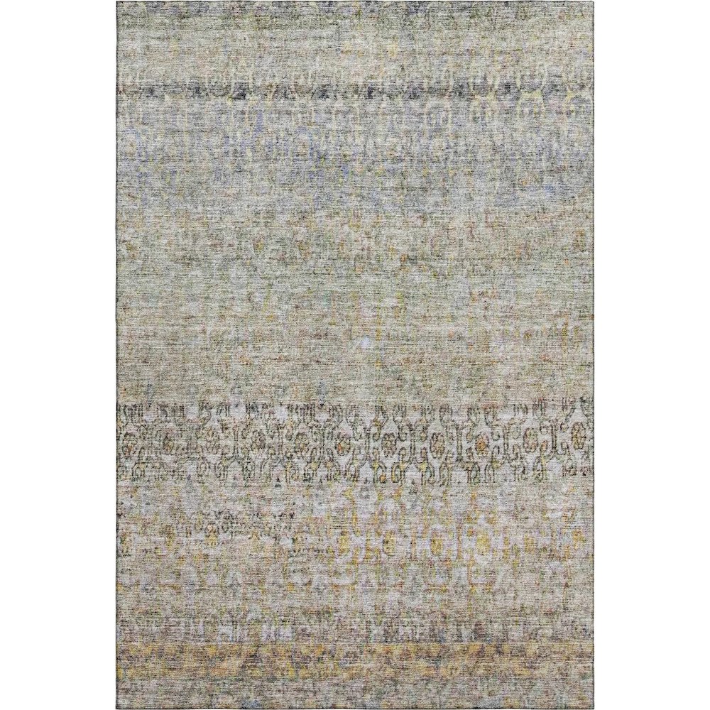 Premium Machine Washable Mayfield AMF1173 Seafoam 8' x 10' Rug. Picture 1