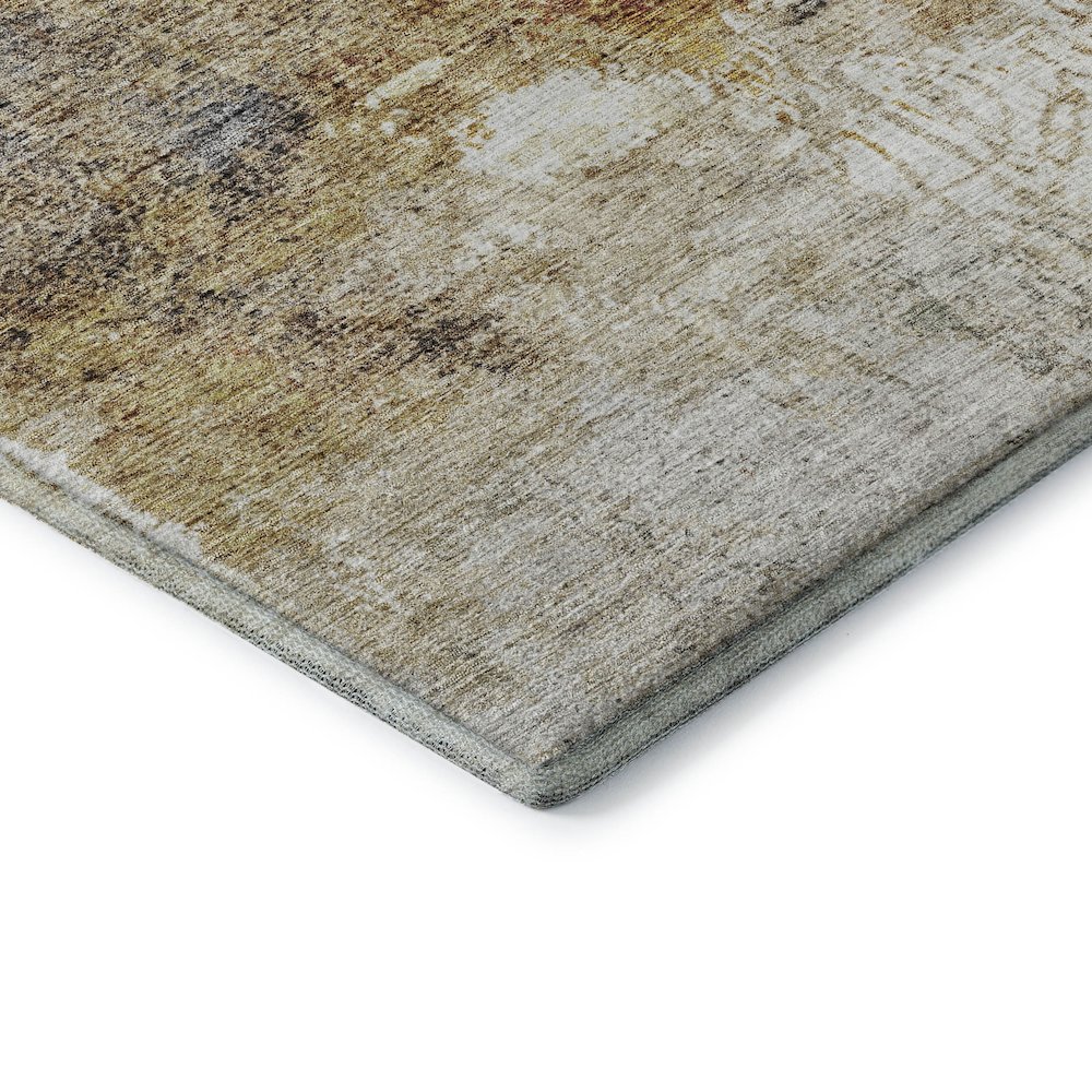 Premium Machine Washable Mayfield AMF1199 Taupe 3' x 5' Rug. Picture 3