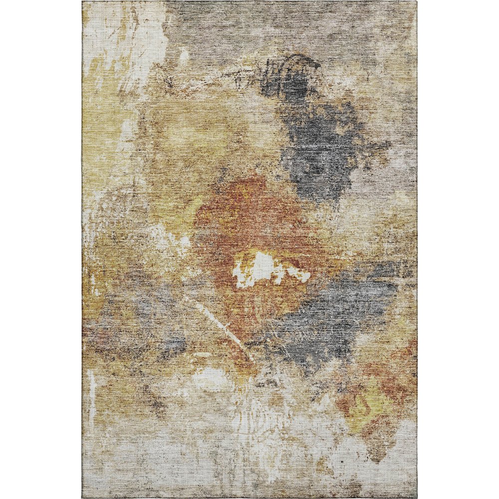 Premium Machine Washable Mayfield AMF1199 Taupe 8' x 10' Rug. Picture 1