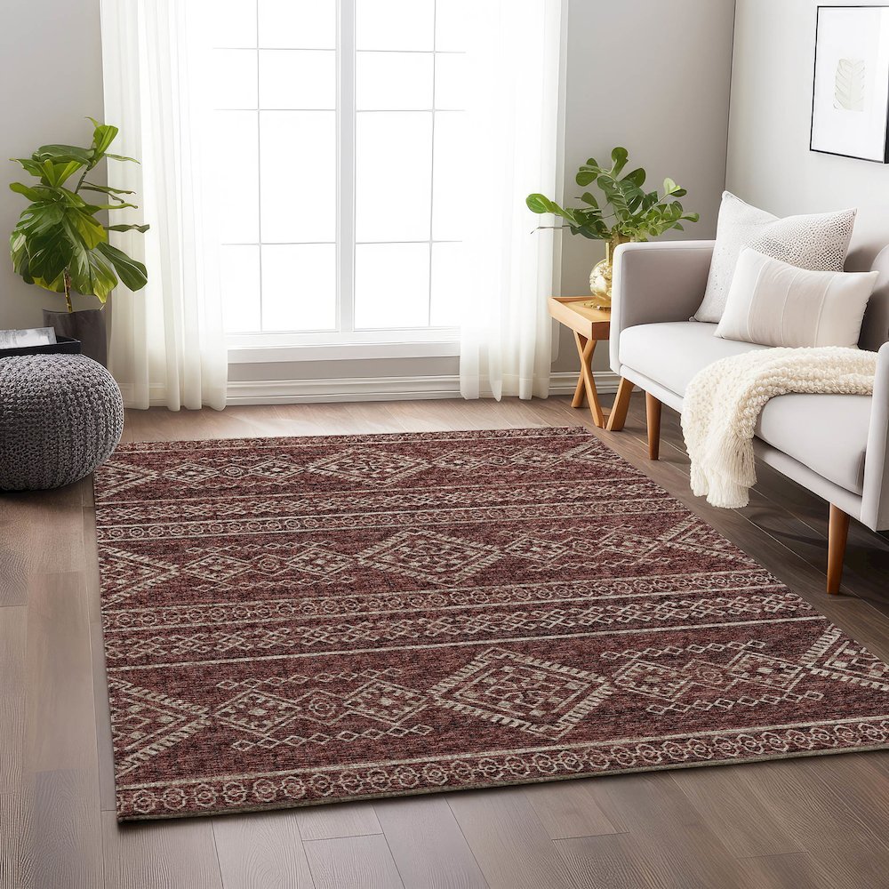 Premium Machine Washable Mayfield  Canyon 8' x 10' Rug. Picture 5