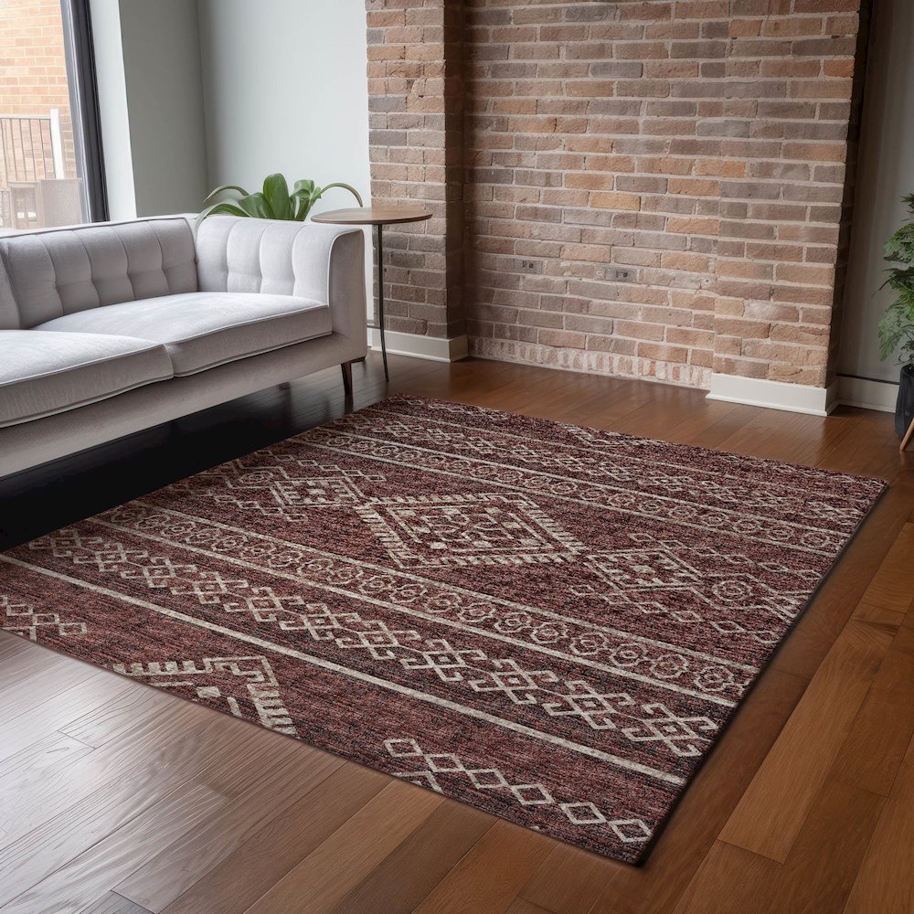 Premium Machine Washable Mayfield  Canyon 8' x 10' Rug. Picture 6