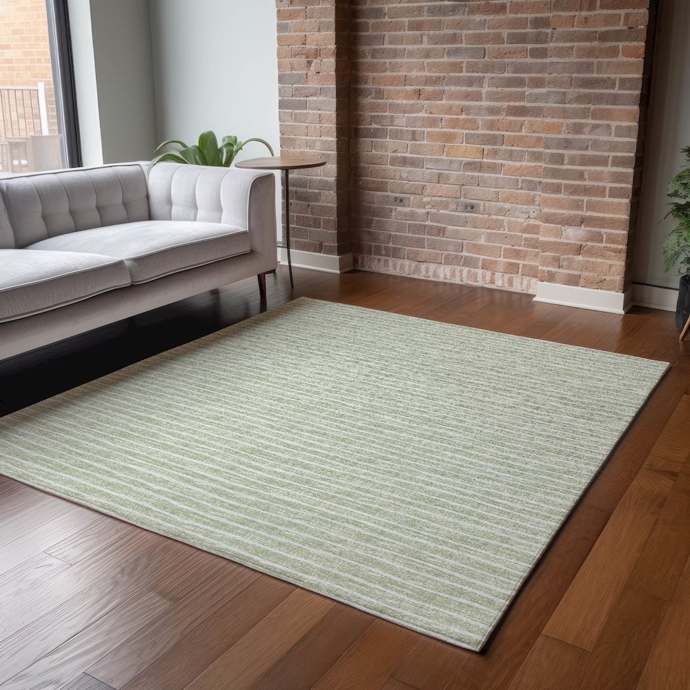Premium Machine Washable Mayfield  Mist 8' x 10' Rug. Picture 6