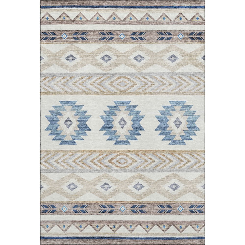 Premium Machine Washable Mayfield  Taupe 8' x 10' Rug. Picture 1