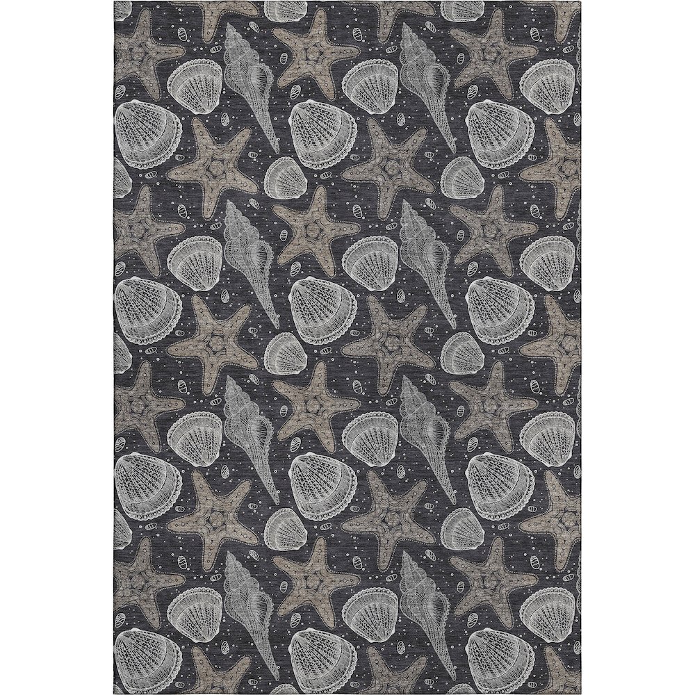 Premium Machine Washable Mayfield  Midnight 8' x 10' Rug. Picture 1