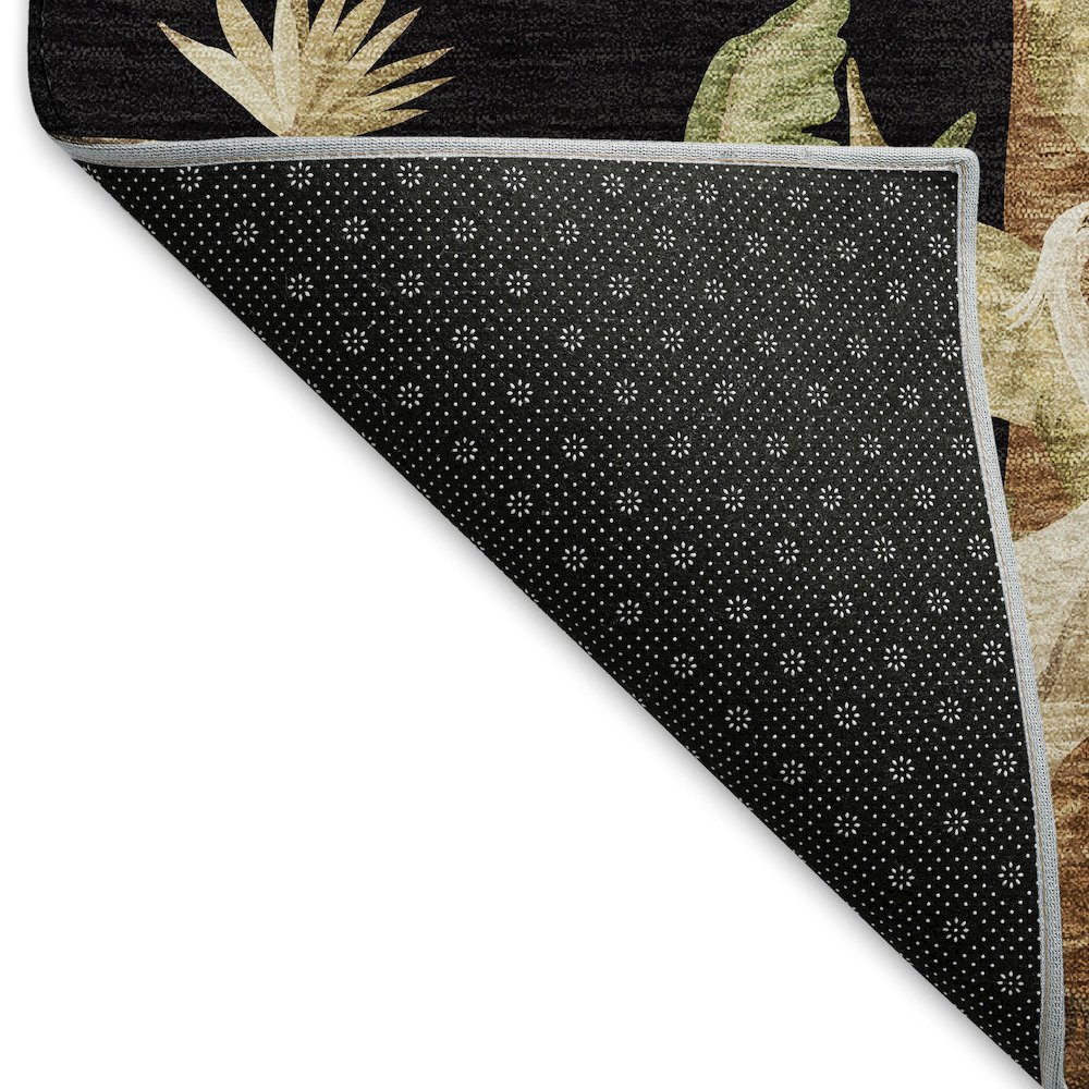Premium Machine Washable Mayfield  Midnight 3' x 5' Rug. Picture 2