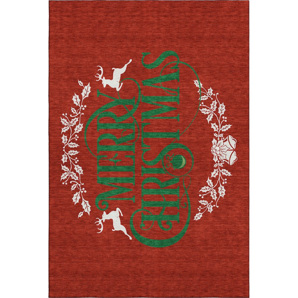 Premium Machine Washable Mayfield  Ruby 8' x 10' Rug. Picture 1
