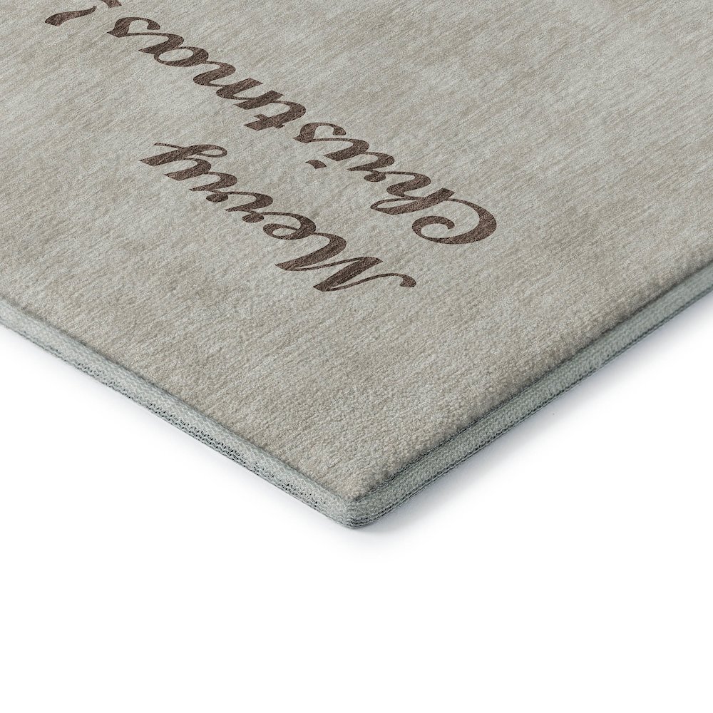 Premium Machine Washable Mayfield  Taupe 3' x 5' Rug. Picture 3