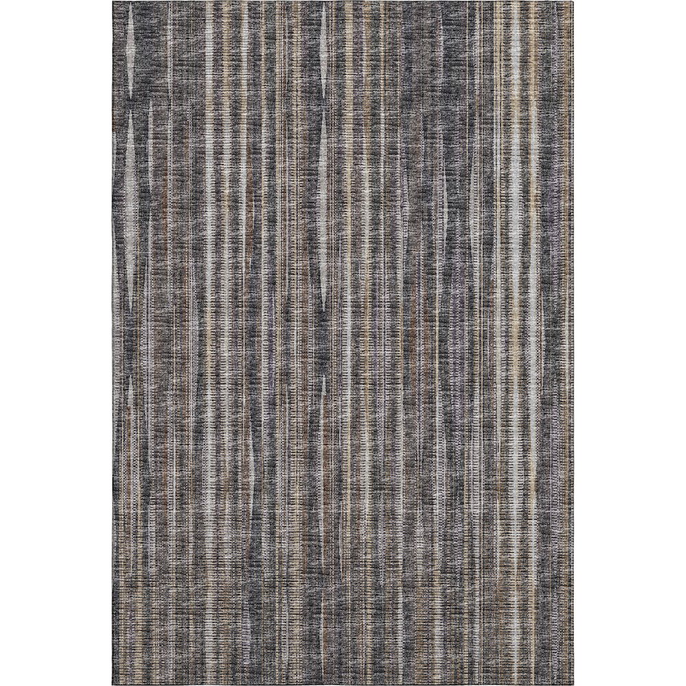 Premium Machine Washable Mayfield  Brown 8' x 10' Rug. Picture 1