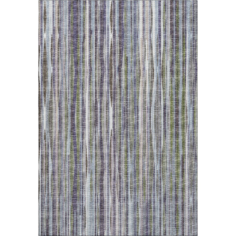 Premium Machine Washable Mayfield  Plum 8' x 10' Rug. Picture 1
