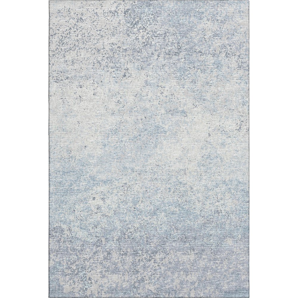 Premium Machine Washable Mayfield  Blue 8' x 10' Rug. Picture 1