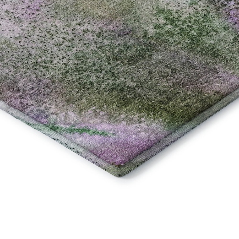 Premium Machine Washable Mayfield  Purple 3' x 5' Rug. Picture 3