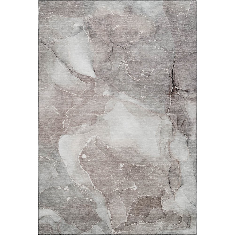 Premium Machine Washable Mayfield  Taupe 8' x 10' Rug. Picture 1