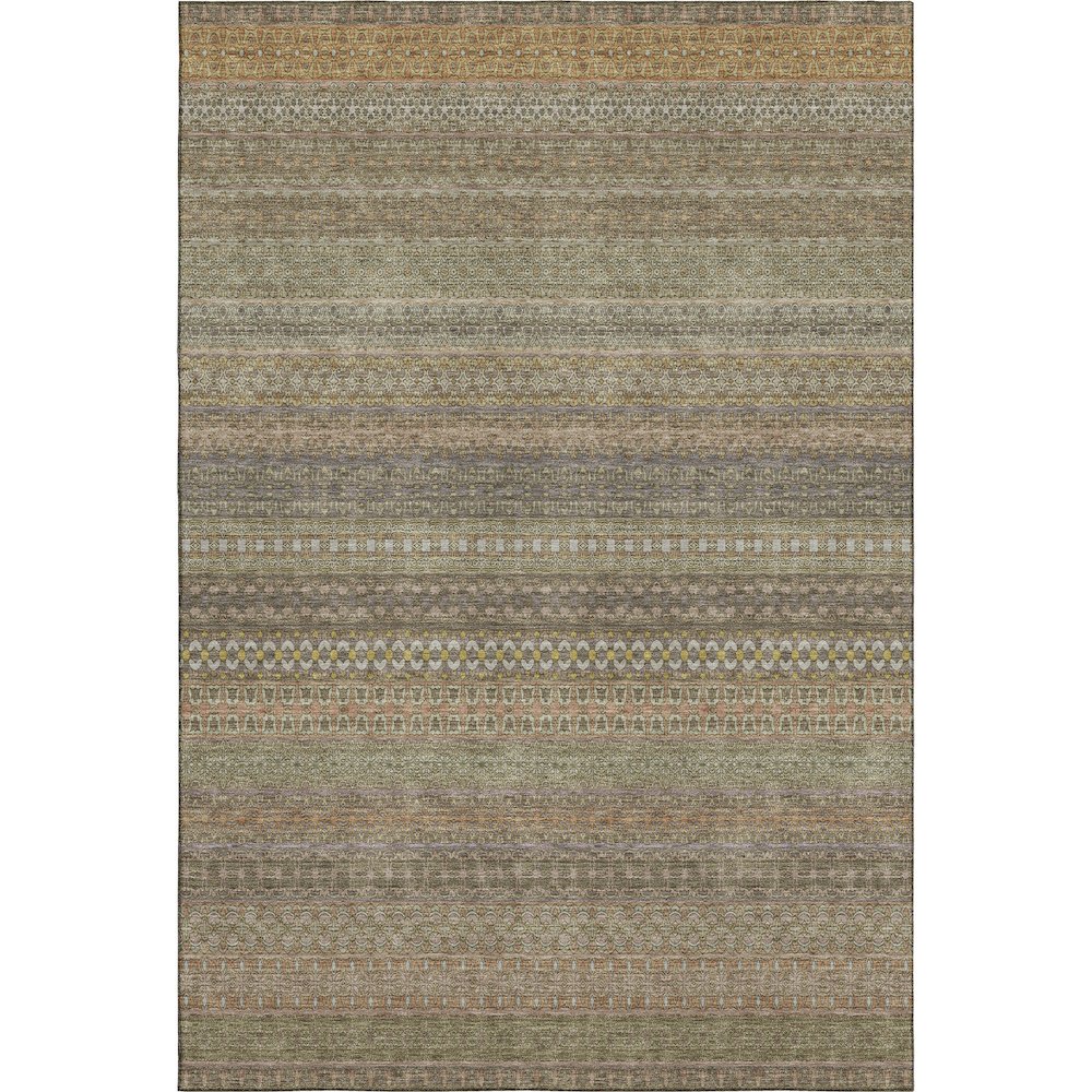 Premium Machine Washable Mayfield  Khaki 8' x 10' Rug. Picture 1