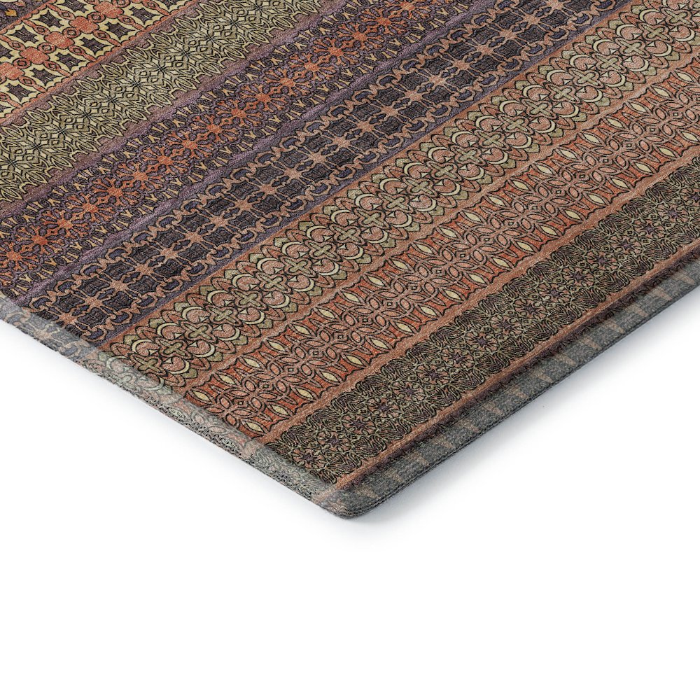 Premium Machine Washable Mayfield  Paprika 3' x 5' Rug. Picture 3