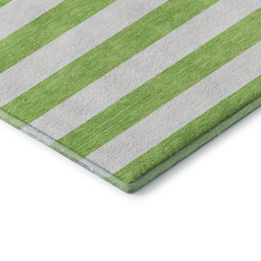 Premium Machine Washable Mayfield  Lime 3' x 5' Rug. Picture 3