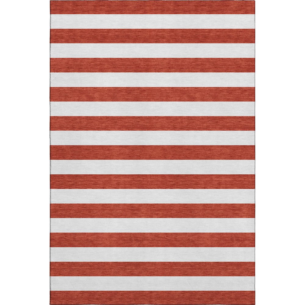 Premium Machine Washable Mayfield  Red 8' x 10' Rug. Picture 1