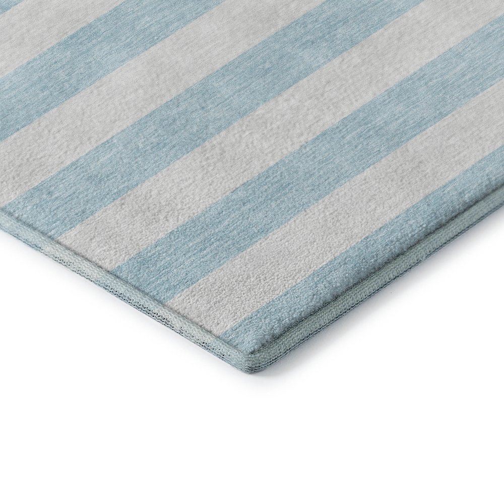 Premium Machine Washable Mayfield  Sky 3' x 5' Rug. Picture 3