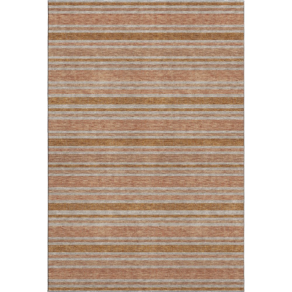Premium Machine Washable Mayfield  Paprika 8' x 10' Rug. Picture 1