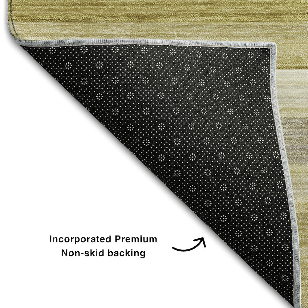 Premium Machine Washable Mayfield  Wheat 3' x 5' Rug. Picture 2