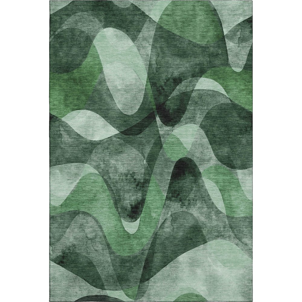 Premium Machine Washable Mayfield  Fern 8' x 10' Rug. Picture 1