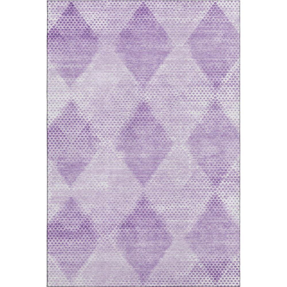 Premium Machine Washable Mayfield  Lavender 8' x 10' Rug. Picture 1