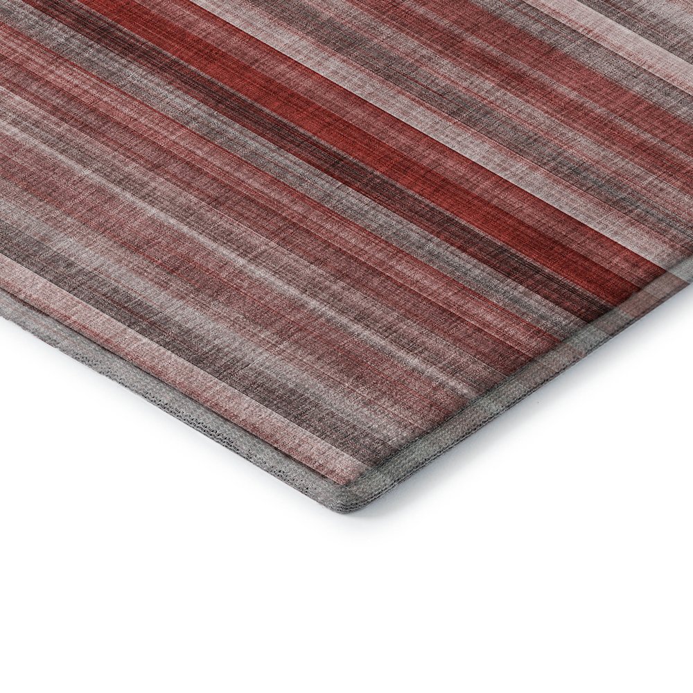 Premium Machine Washable Mayfield  Red 3' x 5' Rug. Picture 3
