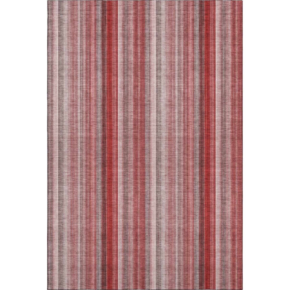 Premium Machine Washable Mayfield  Red 8' x 10' Rug. Picture 1