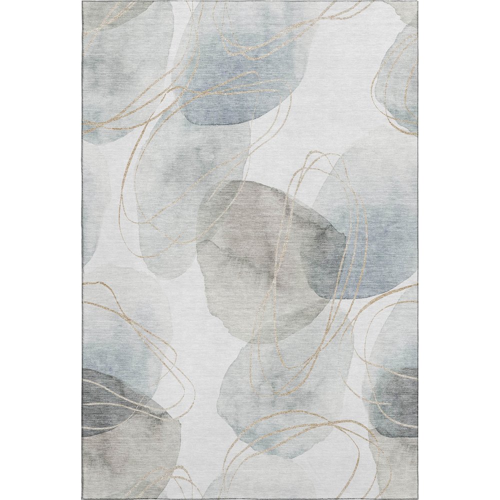 Premium Machine Washable Mayfield  Ivory 8' x 10' Rug. Picture 1