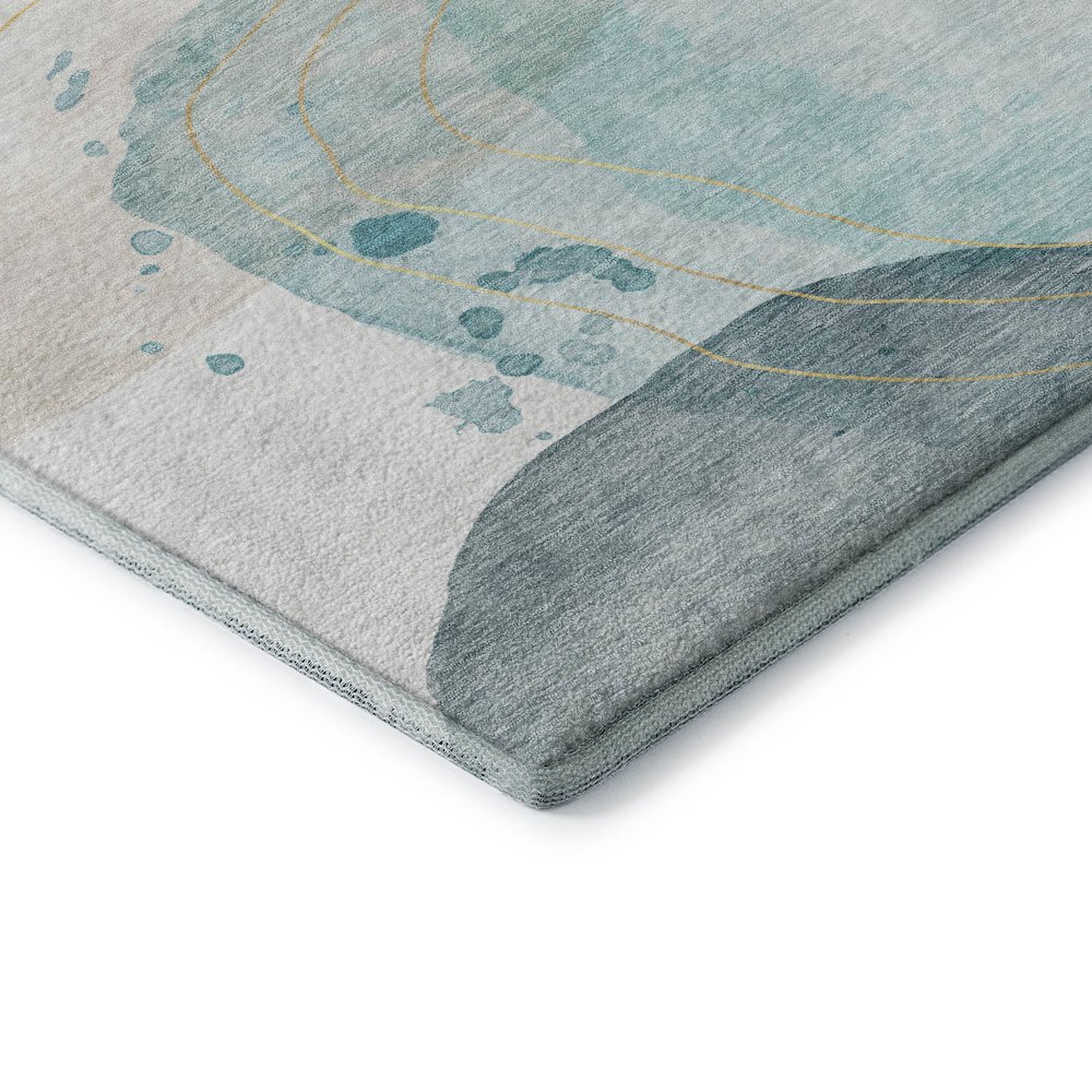 Premium Machine Washable Mayfield  Beige 3' x 5' Rug. Picture 3
