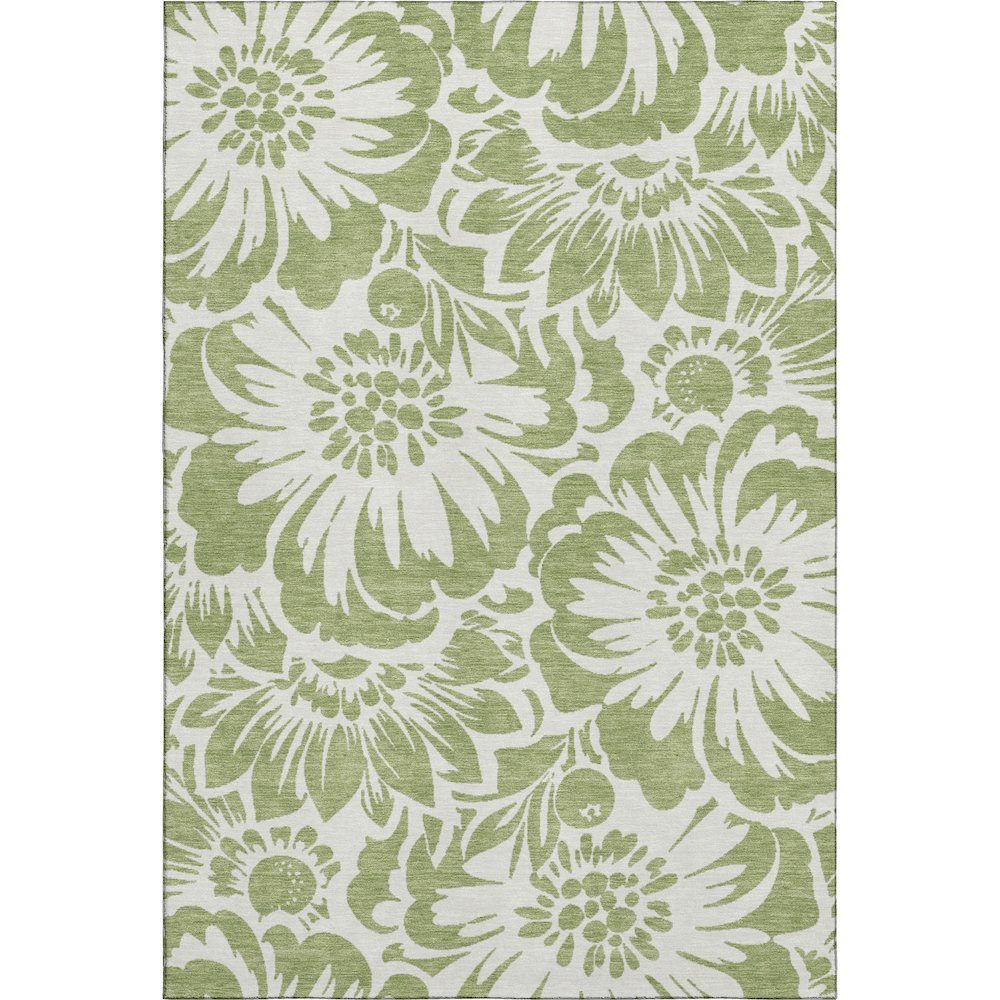 Premium Machine Washable Mayfield  Aloe 8' x 10' Rug. Picture 1