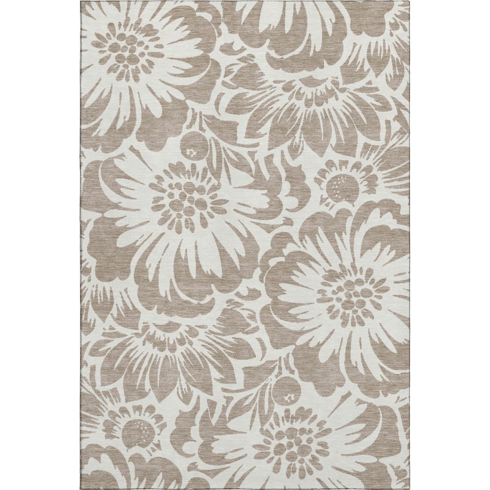 Premium Machine Washable Mayfield  Taupe 8' x 10' Rug. Picture 1