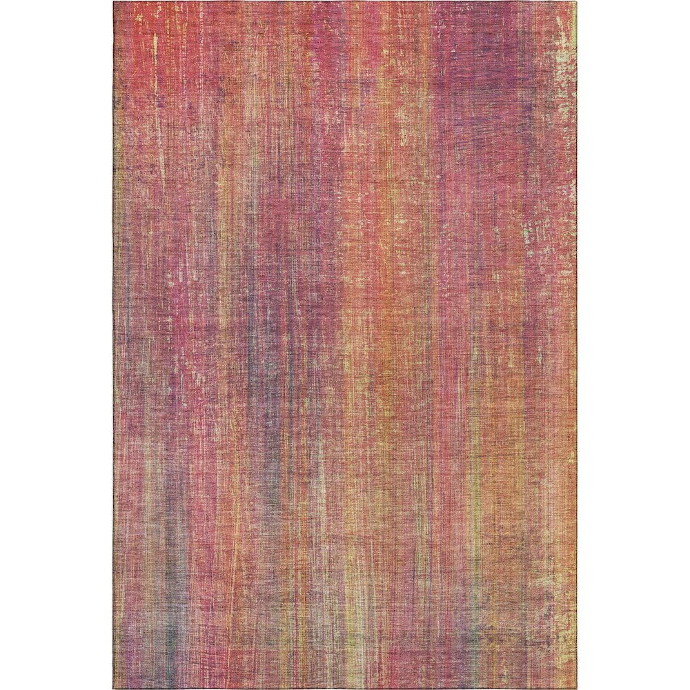 Premium Machine Washable Mayfield  Red 8' x 10' Rug. Picture 1