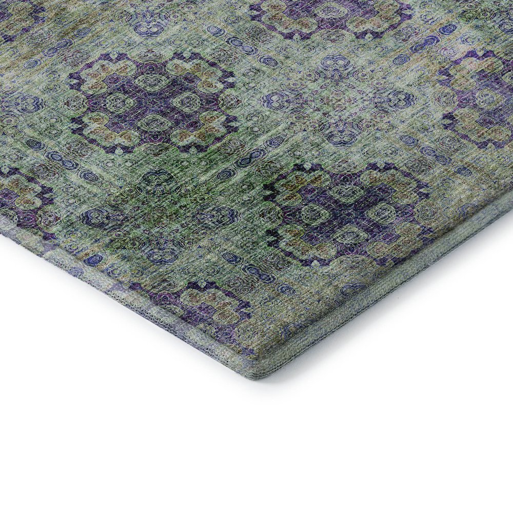 Premium Machine Washable Mayfield  Purple 3' x 5' Rug. Picture 3