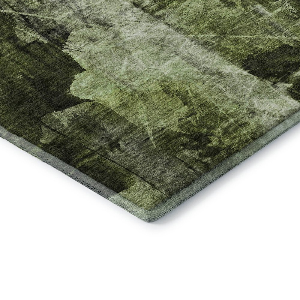 Premium Machine Washable Mayfield  Green 3' x 5' Rug. Picture 3