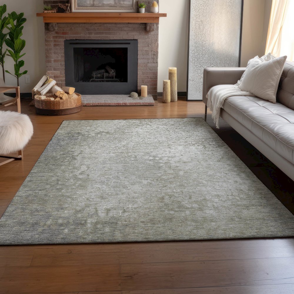 Premium Machine Washable Mayfield  Beige 8' x 10' Rug. Picture 6