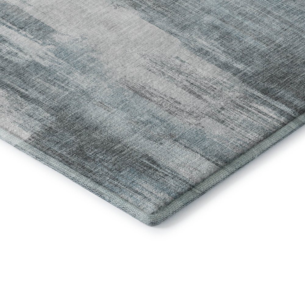 Premium Machine Washable Mayfield  Teal 3' x 5' Rug. Picture 3