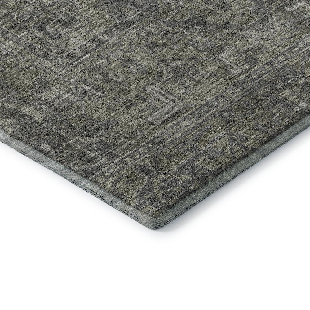 Premium Machine Washable Mayfield  Mocha 3' x 5' Rug. Picture 3