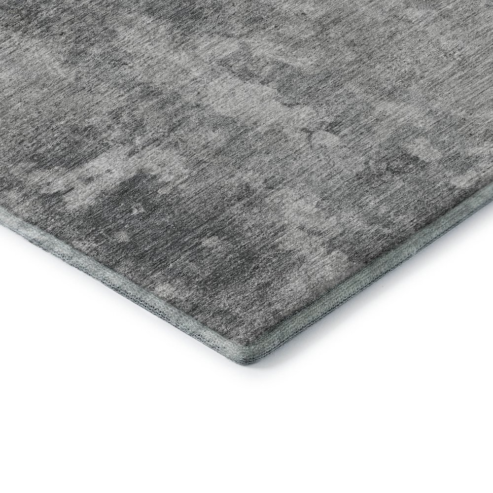 Premium Machine Washable Mayfield  Gray 3' x 5' Rug. Picture 3