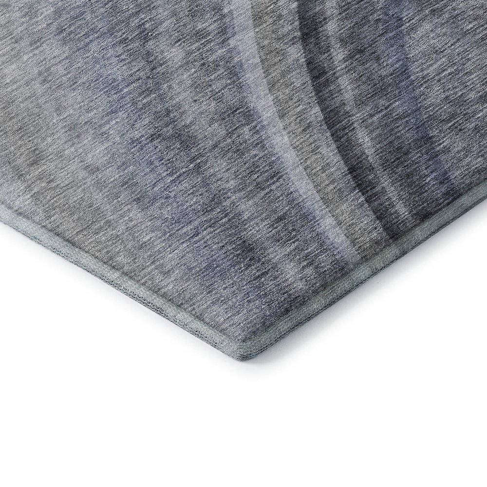 Premium Machine Washable Mayfield  Blue 3' x 5' Rug. Picture 3
