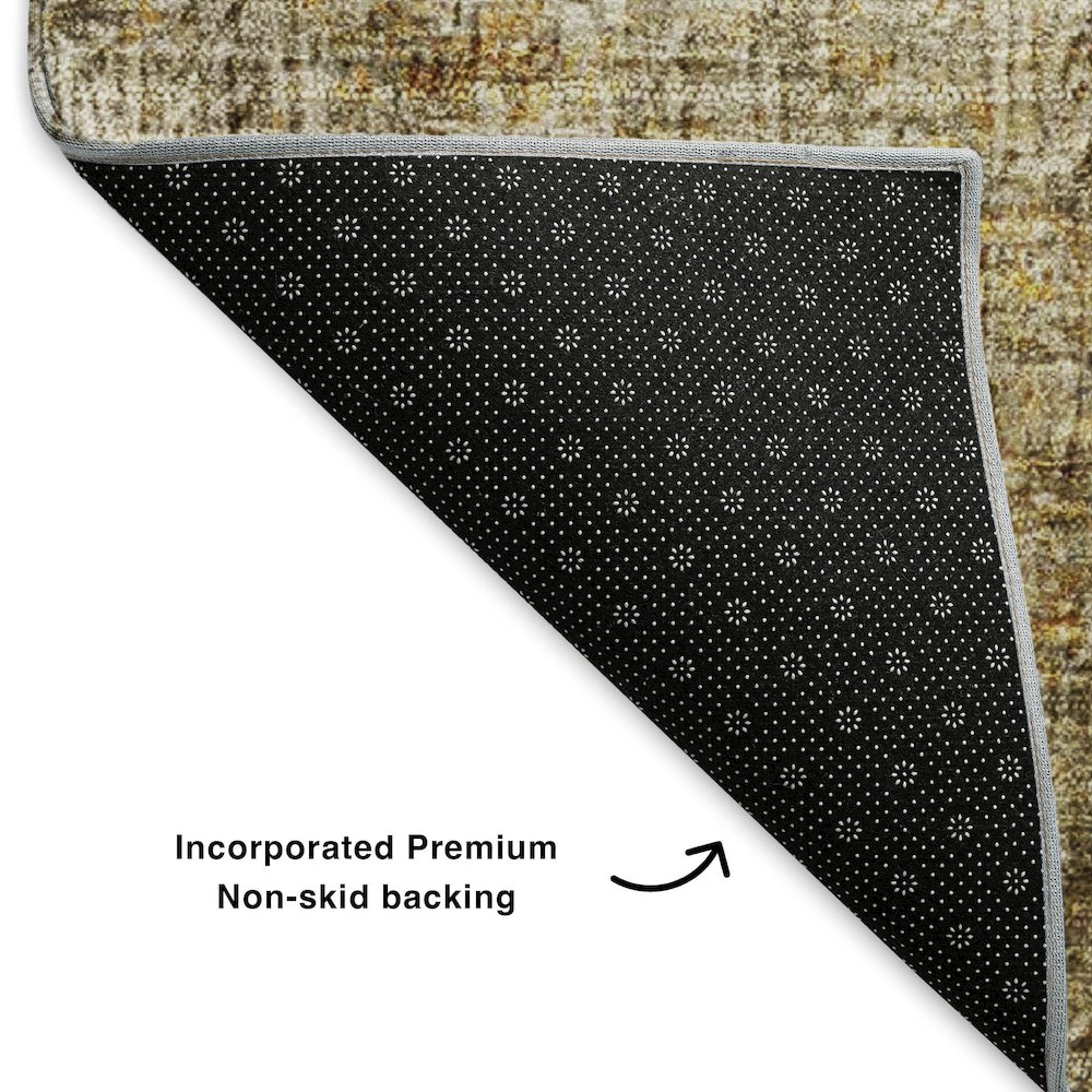 Premium Machine Washable Mayfield  Beige 3' x 5' Rug. Picture 2