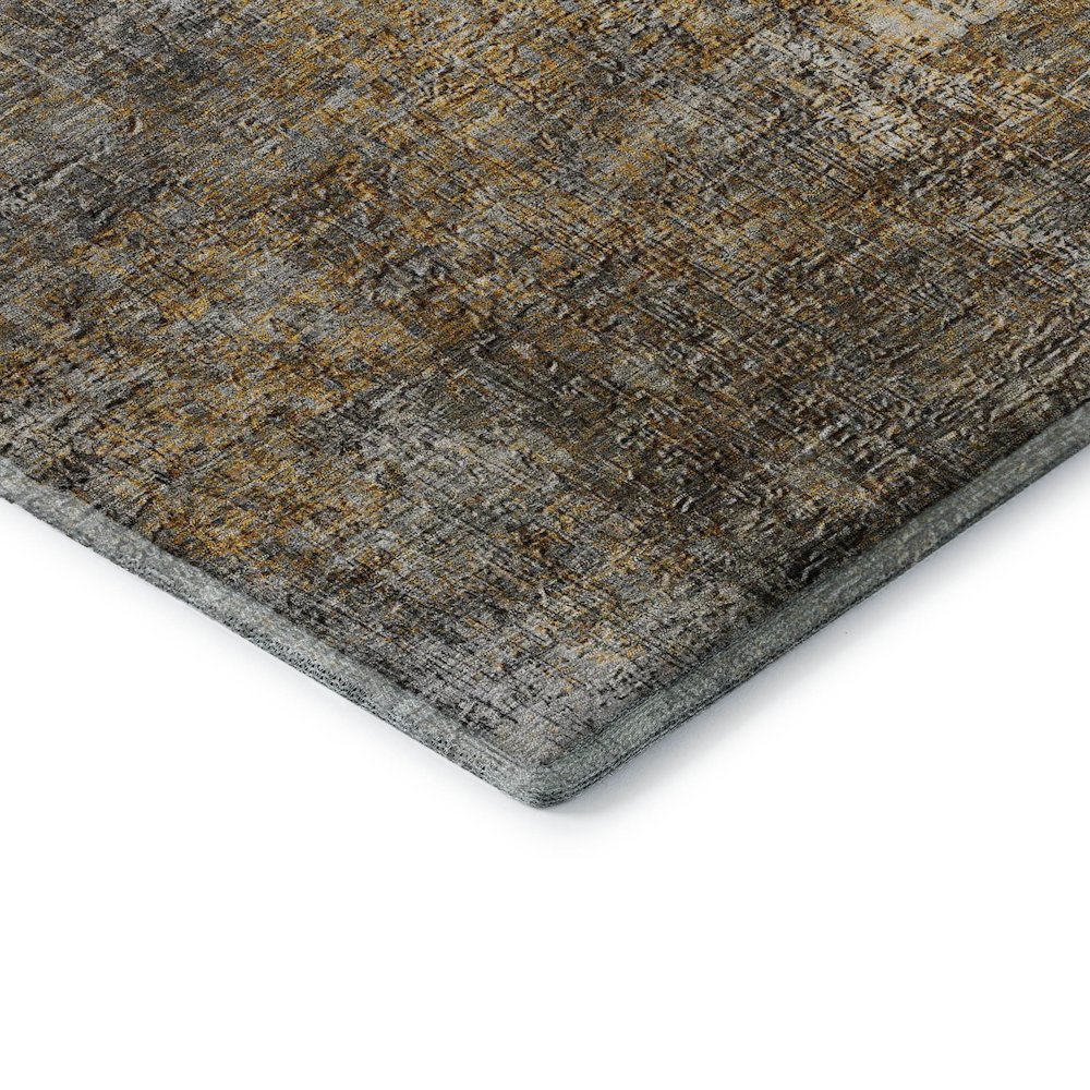 Premium Machine Washable Mayfield  Gray 3' x 5' Rug. Picture 3