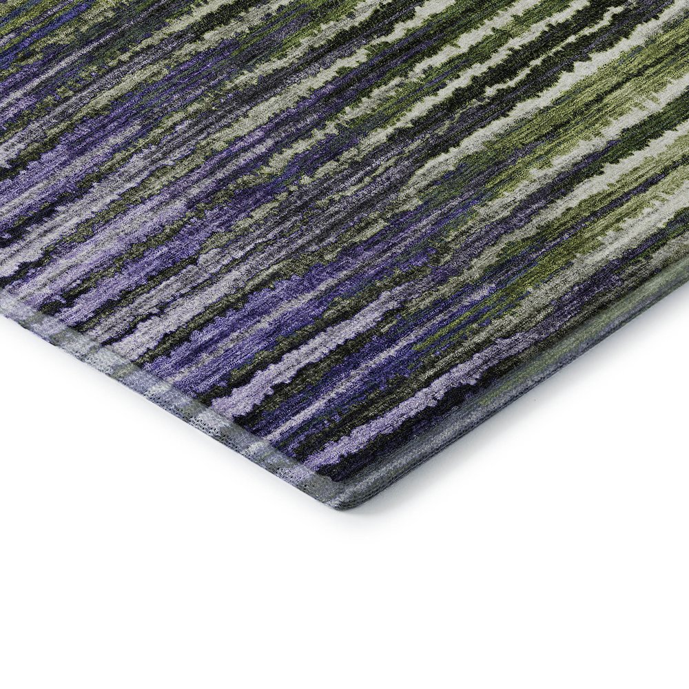 Premium Machine Washable Mayfield  Purple 3' x 5' Rug. Picture 3