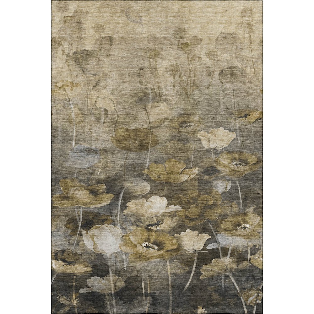 Premium Machine Washable Mayfield  Taupe 8' x 10' Rug. Picture 1