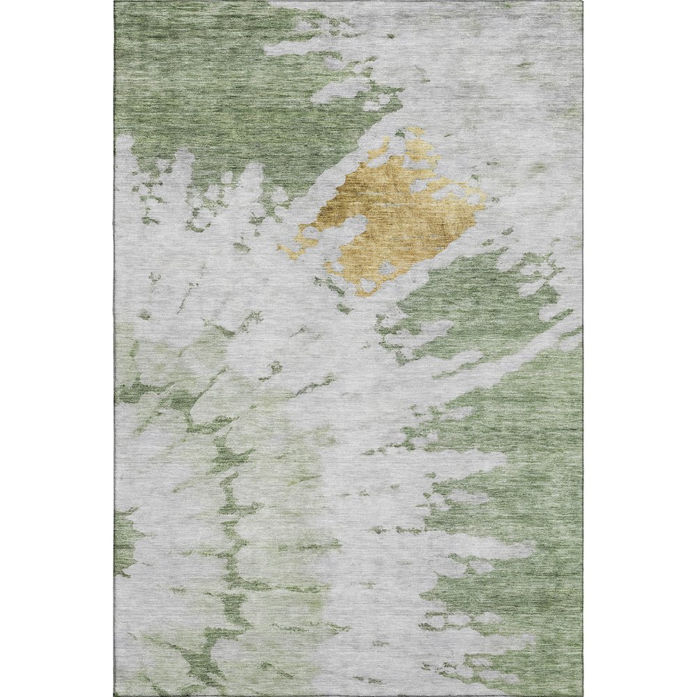 Premium Machine Washable Mayfield  Aloe 8' x 10' Rug. Picture 1