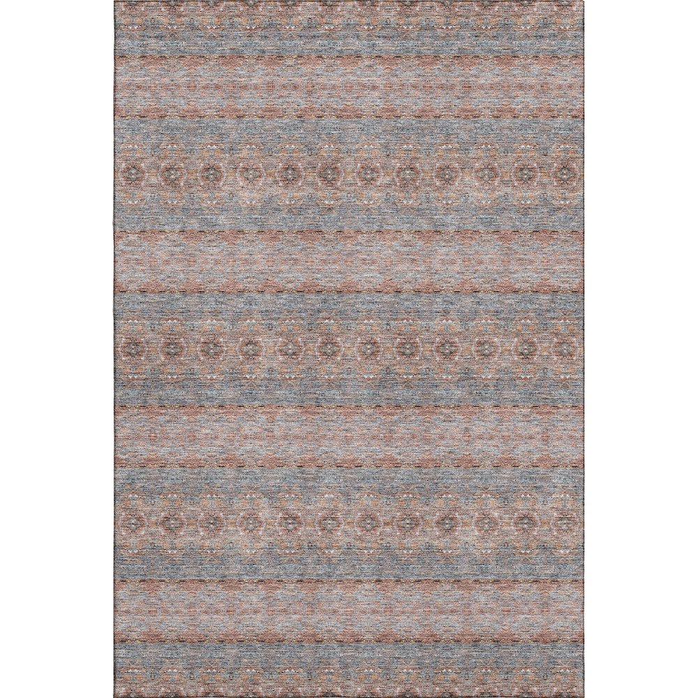 Premium Machine Washable Mayfield  Paprika 8' x 10' Rug. Picture 1