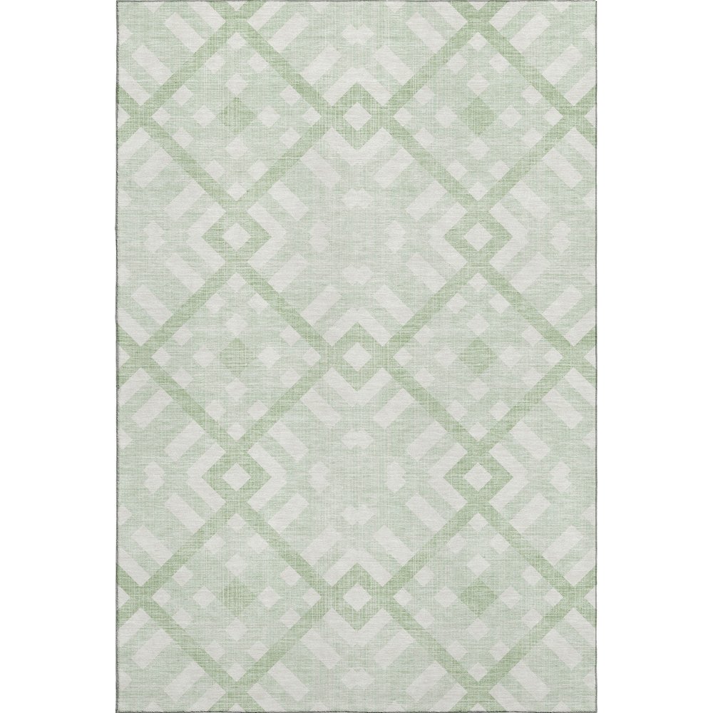 Premium Machine Washable Mayfield  Mint 8' x 10' Rug. Picture 1